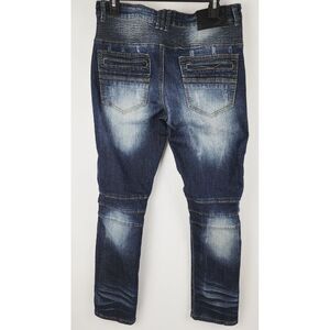 Xray Jeans Size 32x32 Blue Denim Biker Distressed